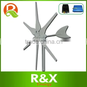 3 Phase Wind Turbine Generator +wind/solar Hybrid Controller LED Display+600w off Grid Inverter. thumbnail-1
