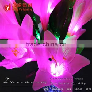 Interior House Warming Decoration Waterproof Lily Flower Vase Light thumbnail-4