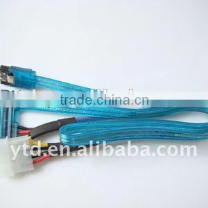 Blue Color Hot Sale! Red Flat Mini SATA Cable thumbnail-1