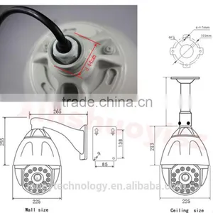 7inch MINI 2.0MP AHD IR High Speed Waterproof PTZ Camera thumbnail-5