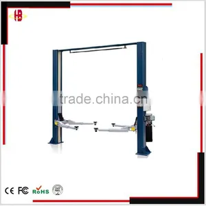4500kg Double Cylinder Hydraulic Two Post Car Lift Manual Release thumbnail-3