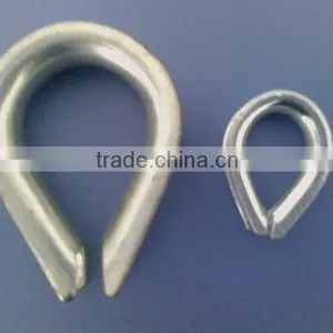 Galvanized Carbon Steel/stainless Steel European Type Thimble/cable Thimble thumbnail-1