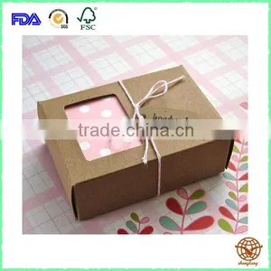 Kraft Box Kraft Paper Box With Window thumbnail-1