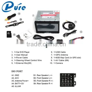 GPS Car Player DVD Player Bluetooth Car Radio Car Player With 256M RAM thumbnail-6