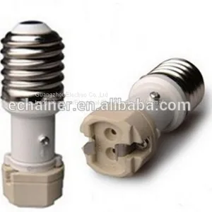 Conversion Plastic Lamp Holder Lamp Base Lamp Adapter E40 Change to G12 Adapter thumbnail-1