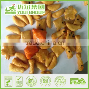 Roasted Rice Cracker Snacks With Peanuts Mix, Dry and Bulking Rice Crackers thumbnail-3