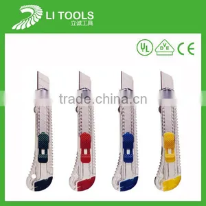 New Design Abs Retractable Cutter Knife Set With Carbon Steel Blade thumbnail-1