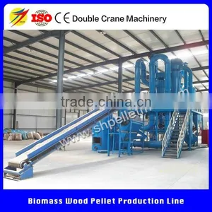 1000 Kg/H Wood Pellet Making Production Line Made in Shandong Double Crane Machinery thumbnail-6
