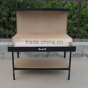 Heavy Duty Single Drawer Warehouse Storage Metal Workbench thumbnail-6