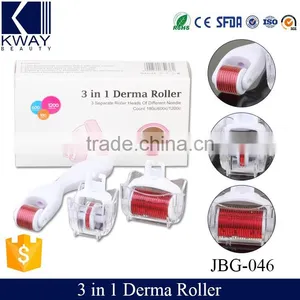 Newest 3 in 1 Beauty Derma Roller Micro Needle Dermaroller thumbnail-1