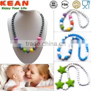 Baby Silicone Necklace Make by Food Grade Silicone Use for Baby Necklace thumbnail-4