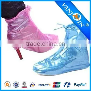 Fashion White Zippered Nonslip Rainproof Flodable Reusable Short Covers thumbnail-1