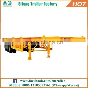 Wholesale Container Transportation Semi-trailer Customized 20 Shipping Container Trailer thumbnail-1