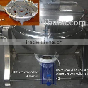 Gas Fired Jacketed Kettle 400L thumbnail-1
