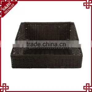 China Supplier Direct Sale Supermarket Fruit and Vegetable Display Rack With Rattan Basket thumbnail-6