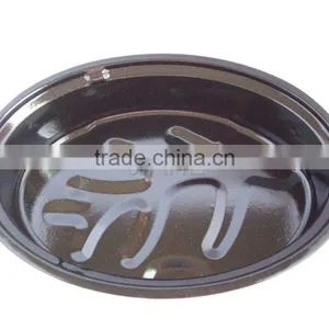 Ceramic Coating Enamel Oval Chicken Roaster Pan With Wire Rack thumbnail-6