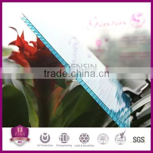 Top Quality Twin-wall Policarbonato Greenhouse Roofing Sheet thumbnail-2