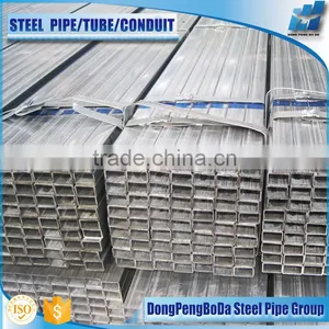 80*80*1.2mm Erw Carbon Tube Pre Galvanized Steel Pipe thumbnail-1
