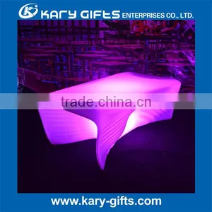 Cheap Plastic Led Wedding Banquet Dining Room Table Beer Pong Table thumbnail-5