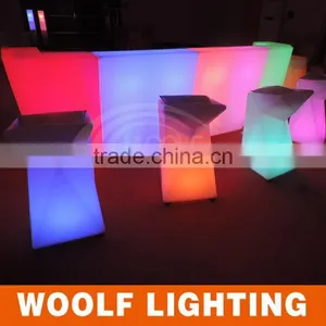 2015 Hot !!!RGB Color Changing Rechargeable Outdoor Waterproof Led Bar Table thumbnail-1