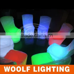 2014 Hot !!! Color Changing Rechargeable Led Furniture Led Dinner Chair thumbnail-5
