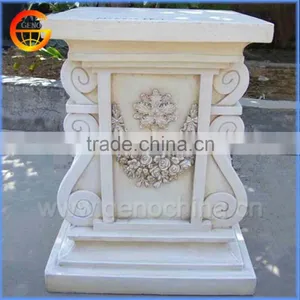 Fiberstone Flower Pot Stand Roman Pillar for Garden thumbnail-1