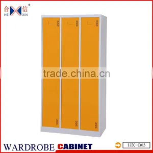 Colorful Metal 18 Doors Locker Metal Wardrobe Storage Cabinets Lockers thumbnail-3