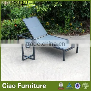 Stackble Double-deck Mesh Sun Lounger With Aluminium Table thumbnail-1