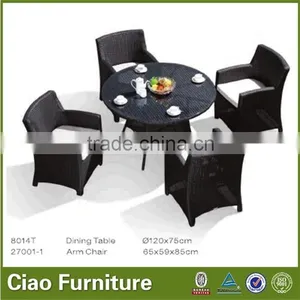 Newest Outdoor Garden Dining Set UV-proof Rattan Dining Set thumbnail-4