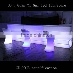 High Quality Party for Events Used Illuminated LED Outdoor Furniture Table thumbnail-3