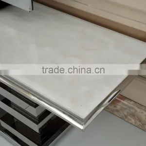 Luxury Modern Stainless Steel Dining Table and Chairs AH066 thumbnail-6
