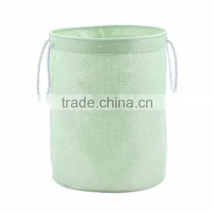 Folding Laundry Hamper With Closing, Bathroom Basket thumbnail-4