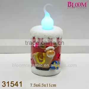 Wholesale Ceramic Christmas Decoration With LED Light thumbnail-1