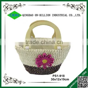 Mini Innovative Summer Woven Straw Bag Beach Natural thumbnail-1