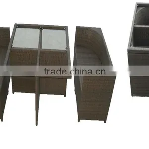 Garden Wicker Coffee Table Sets thumbnail-2