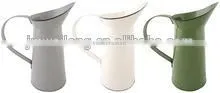 Home Decorative Galvanized Vintage Metal Pitcher Flower Jug thumbnail-3