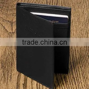 Anti Thief New Arrival Logo Custom Faux Leather Cheap Passport Holder thumbnail-2