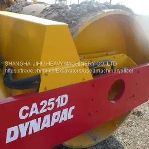 Бывший дорожный каток Dynapac CA251 с одним барабаном thumbnail-4