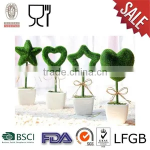 Plastic Flower Pot With New Design,white and Black Color thumbnail-1