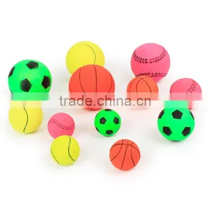 Spot Wholesale Pet Color Solid Rubber Elastic Ball Elastic Medium 6CM thumbnail-2