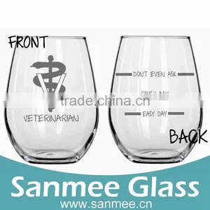 Personalized Customization Glass Cup Machine Blown Glass Cup thumbnail-1