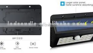 High Quality Power Outdoor Led Solar Motion Sensor Light With Solar Panel thumbnail-4