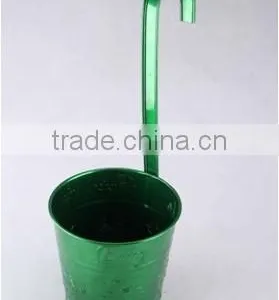 Garden Pot With Long Handle Can Hanging on the Wall thumbnail-1