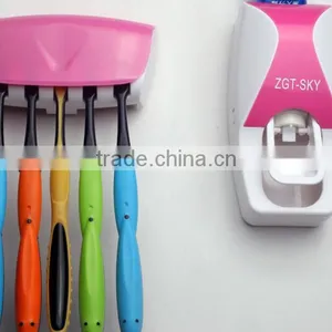 New Design Cute and Lovely Wall Mounted Plastic Toothbrush Holder thumbnail-2