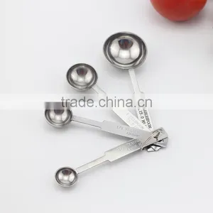 Stainless Steel Stainless Steel Set of 4 Measuring Spoons for Measuring Dry And Liquid Ingredients thumbnail-5