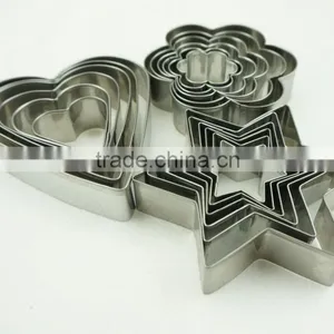 47033 18 Pcs Star Heart Flower Shape Cake Cookie Cutter ,fondant Cake Decorating Tools thumbnail-4