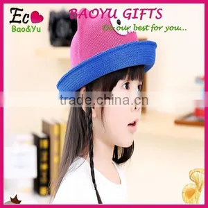 2015 Promotion Children's Full Colour Straw Hat & Bucket Cap thumbnail-1