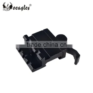 KC09 Tactical Gun Rail Adaptor 45 Degree Side 21mm Picatinny Rail Quick Detachable Weaver to Dovetail Rail thumbnail-1