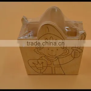 2017 Wooden Cartoon Character Pen Holder thumbnail-5