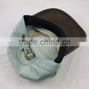 Custom Militsy Cap/denim Flat Cap thumbnail-3
